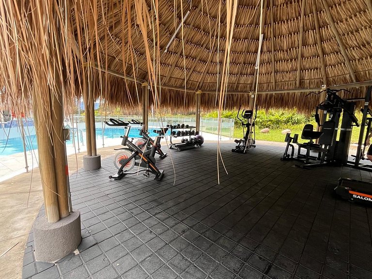 Apto Vacacional, 85 m², 3 Hab, Vista a las piscinas, Fusagas