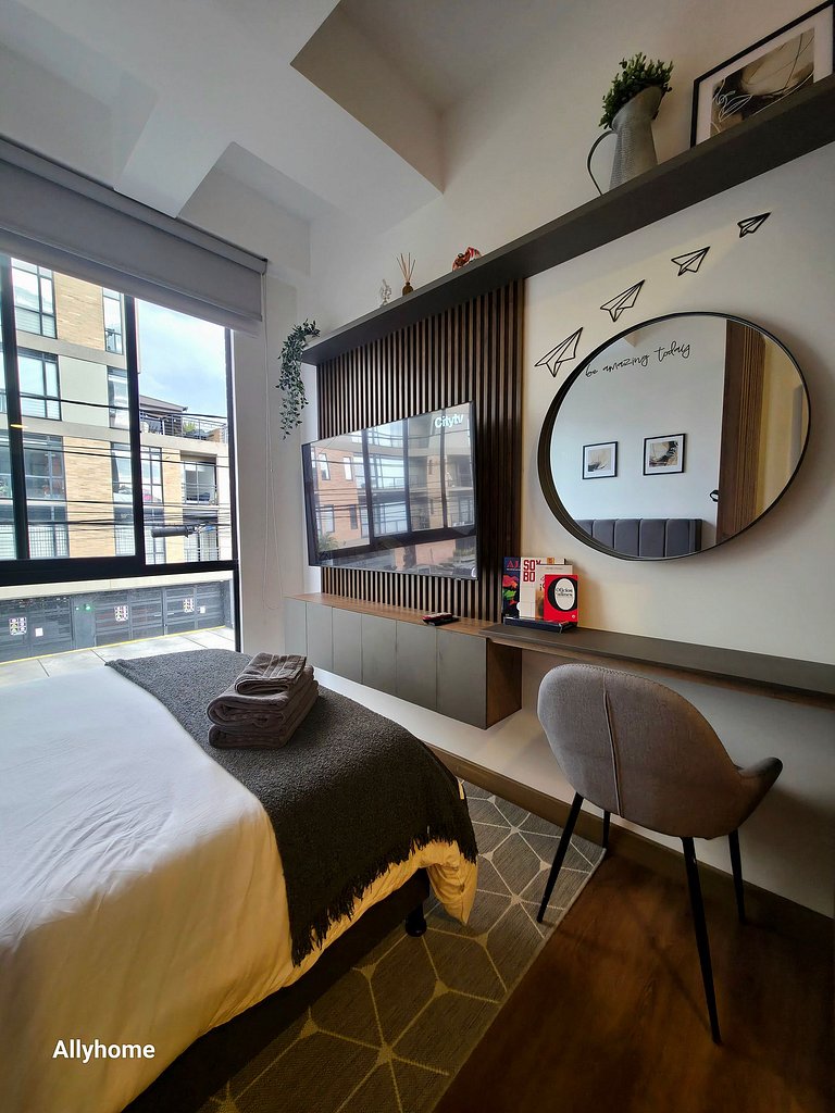 AH/Executivo/Confortable Loft,La Castellana Bogota