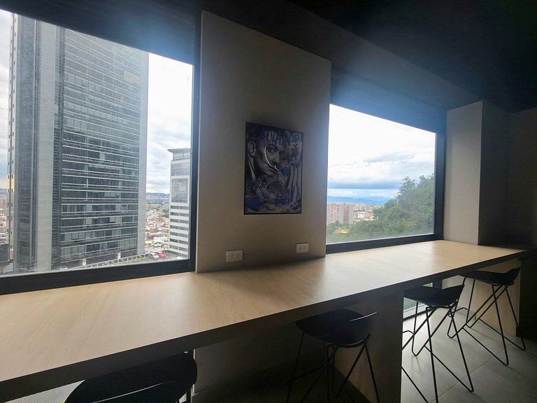 AH/Executive loft with 500 Mb wifi, Usaquén