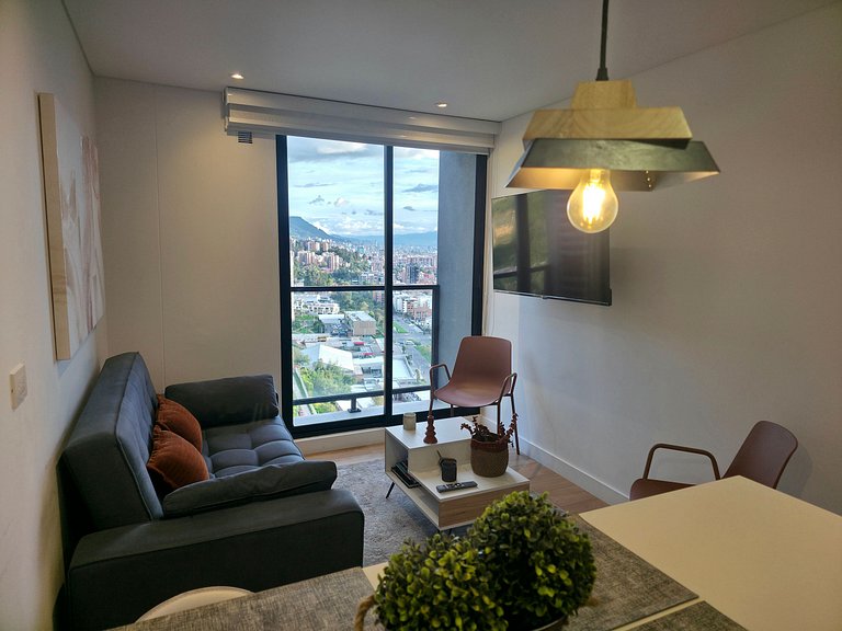 AH/ Panorámico Piso11, Balcón, Parking, Bgta Norte