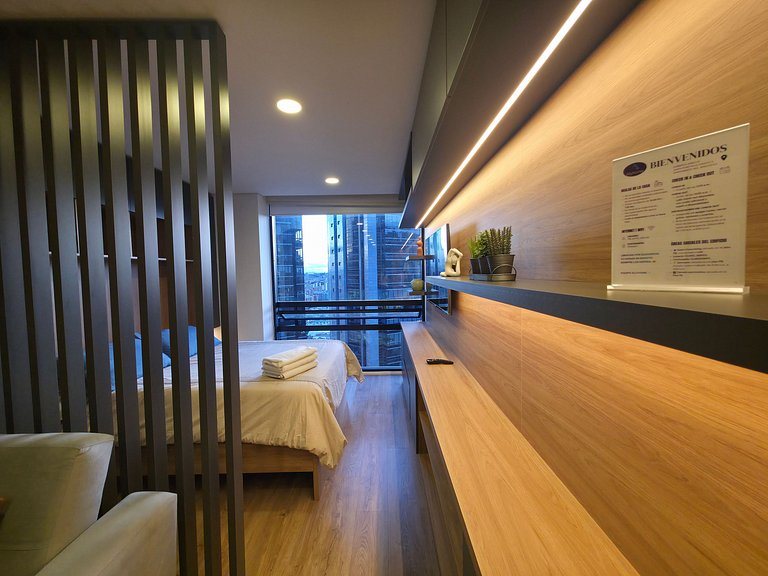 Loft Panorámico con estilo, Coworking-Gym, Usaquén