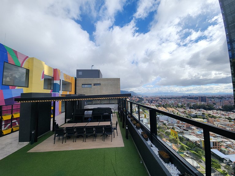 Piso 15 Vista Natural | Coworking, Gym, Usaquén