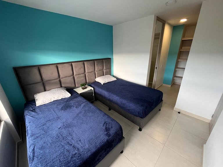 Apto Vacacional, 85 m², 3 Hab, Vista a las piscinas, Fusagas
